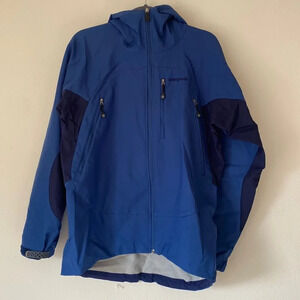 Patagonia Mens Dimension jacket super insulated shell sz M blue very warm!